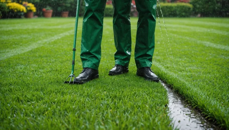 scarifier par temps de pluie