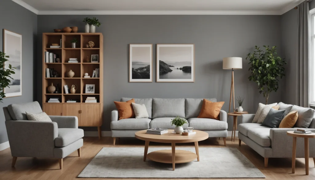 wohnzimmer wandfarbe welche farbe passt zu buche