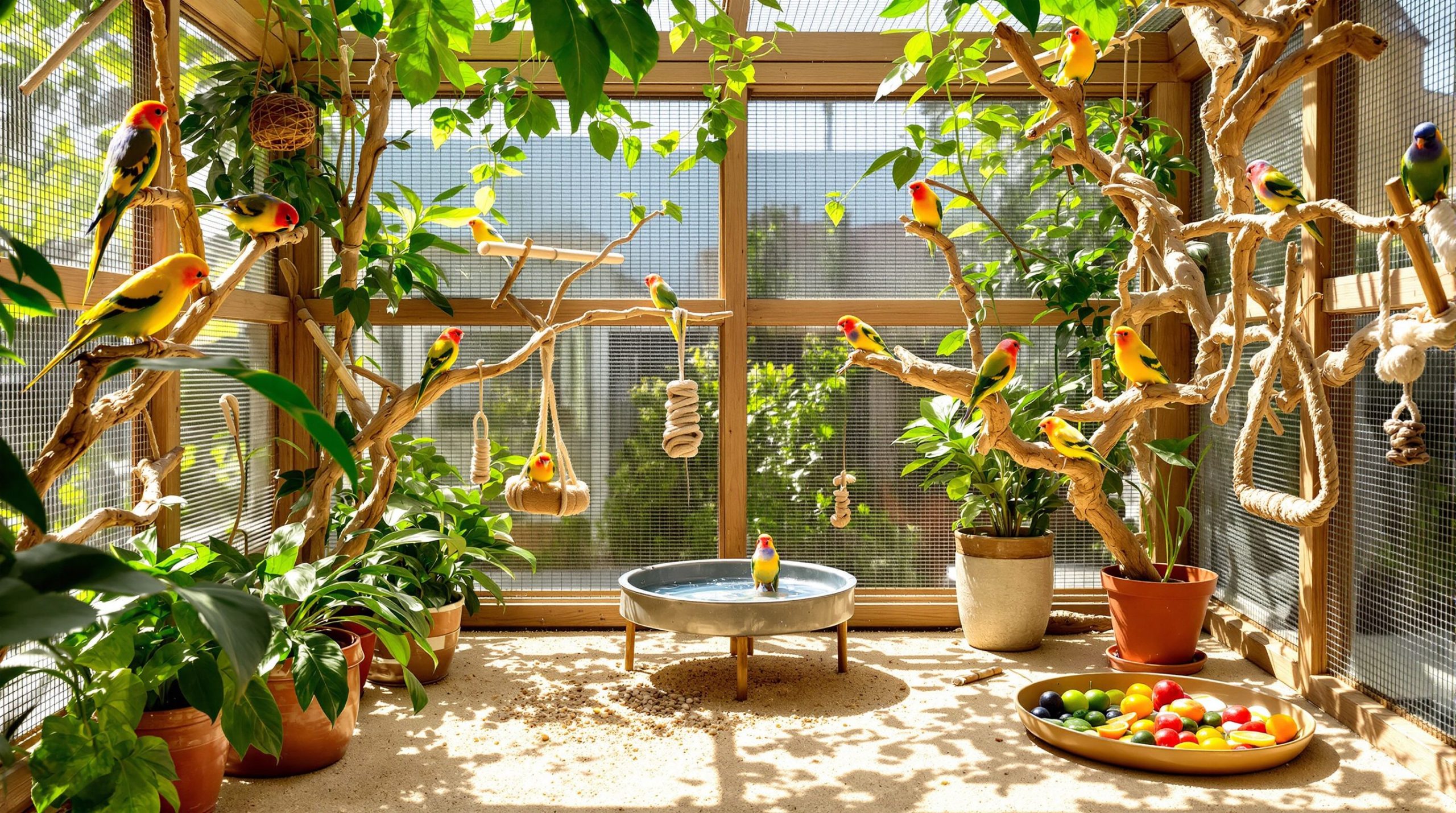 was gehört in eine voliere